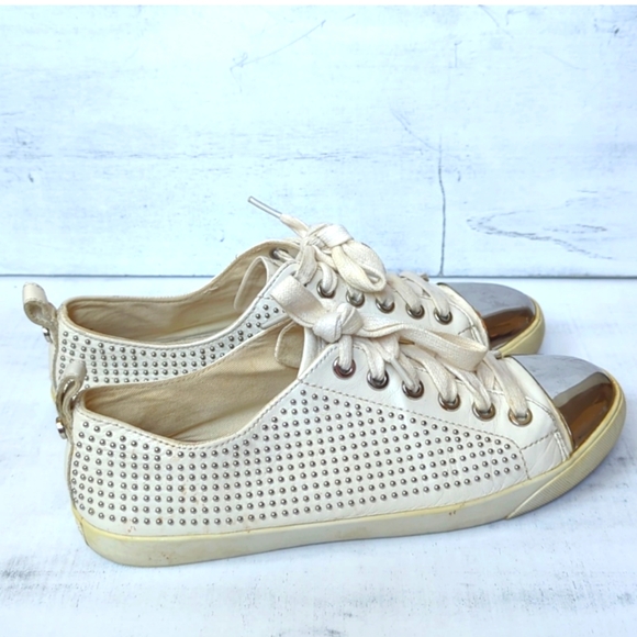COACH MAKAYLA Studded WOMEN'S Leather SNEAKERS - Picture 8 of 9